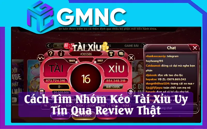 Cách tìm nhóm kéo tài xỉu uy tín